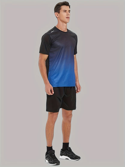 Men’s Summer Sports Set – Short Sleeve &amp; Shorts