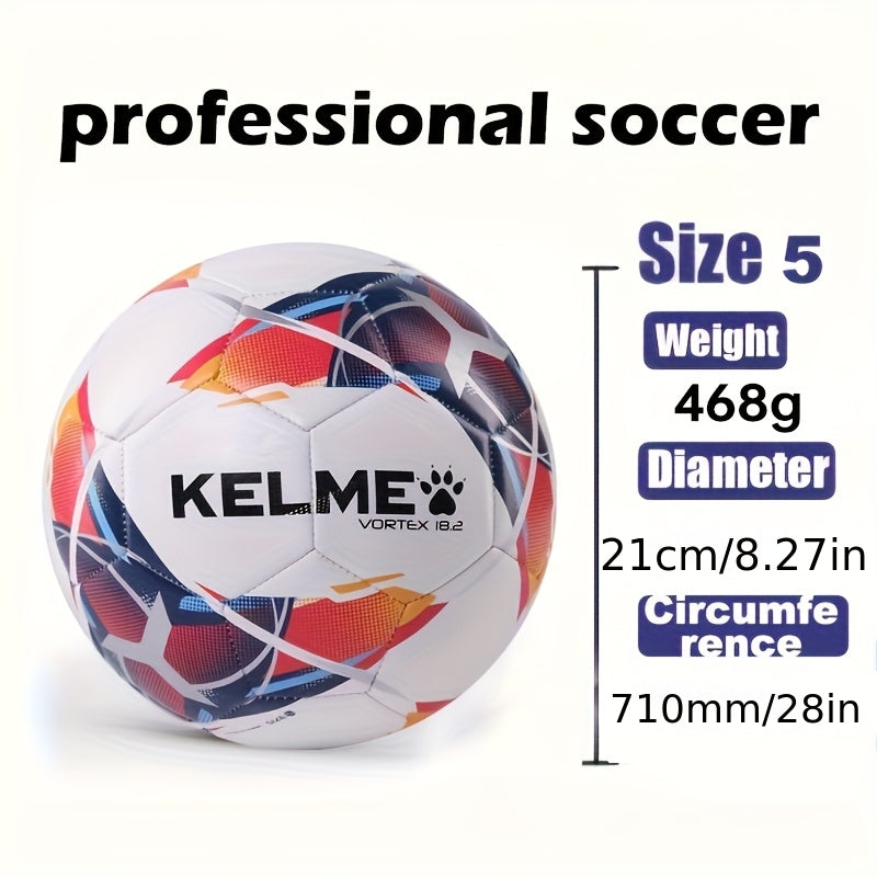 Professional Adult Soccer Ball – Durable, Machine-Stitched for Training &amp; Matches