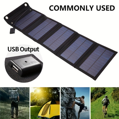 60W Foldable Solar Panel Charger with USB Output